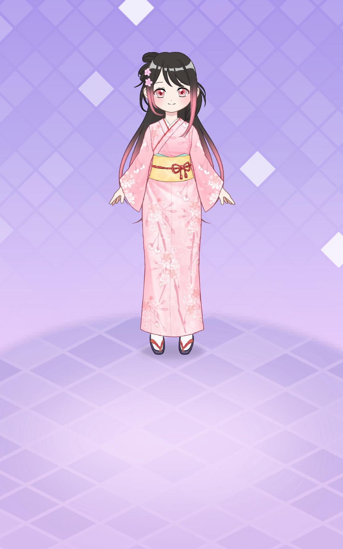 دختر انیمه‌ای کیوت🍡