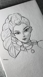 KPop Demon Hunters نقاشی سیاه قلم