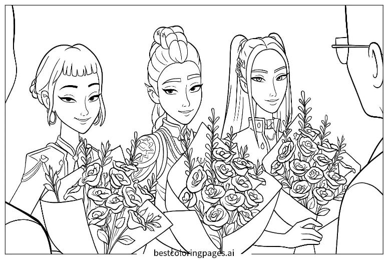 نقاشی جالب KPop Demon Hunters