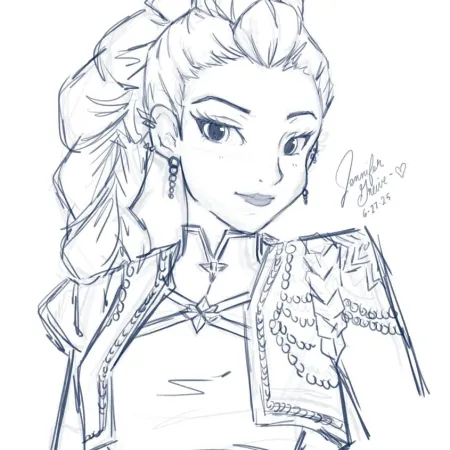 نقاشی و رنگ آمیزی KPop Demon Hunters