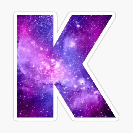 حروف گلکسی k