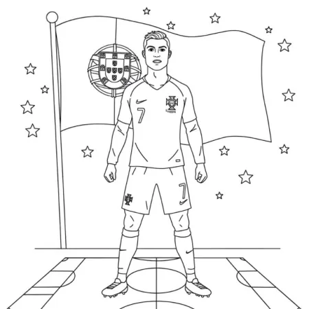 رونالدو را نقاشی کنیم