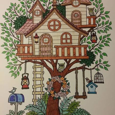 نقاشی خونه درختی