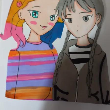 نقاسی انیمه ای من _ ایند و ونزدی
