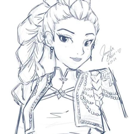 نقاشی و رنگ آمیزی KPop Demon Hunters