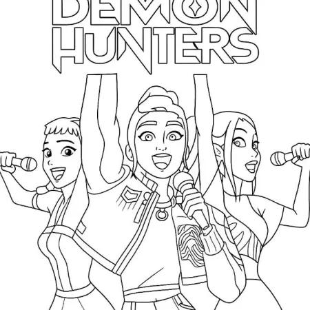 نقاشی و طراحی KPop Demon Hunters