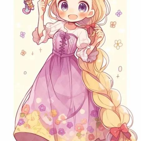 عکس راپونزل انیمه ای