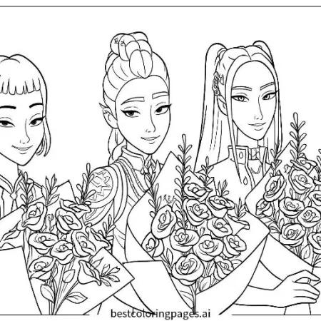 نقاشی جالب KPop Demon Hunters
