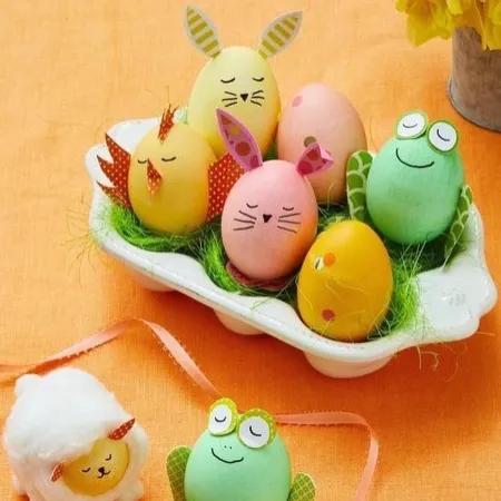 ایده تهیه تخم مرغ رنگی