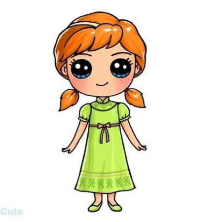 نقاشی فانتزی آنا
