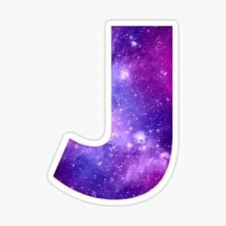 حروف گلکسی j