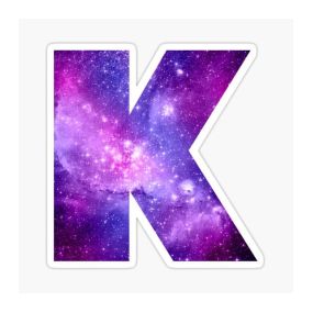 حروف گلکسی k