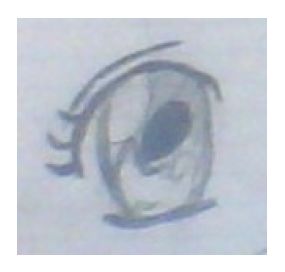 نقاشی چشم انیمه