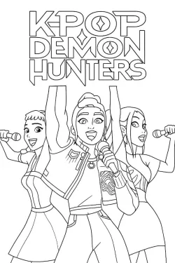 نقاشی و طراحی KPop Demon Hunters
