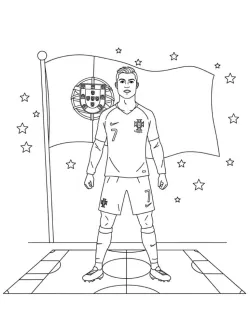 رونالدو را نقاشی کنیم