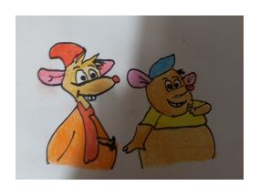 نقاشی از موش های فیلم سیندرلا