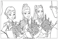 نقاشی جالب KPop Demon Hunters