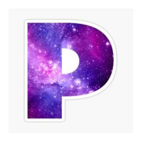 حروف گلسی p