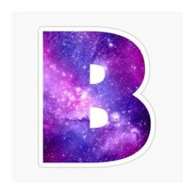 حروف گلکسی b