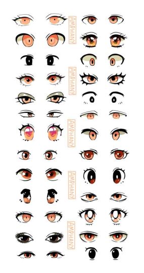سبک های مختلف کشیدن چشم