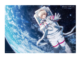 دختر انیمه ای فضانورد