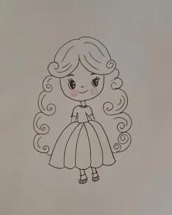 ایده نقاشی فانتزی دختر